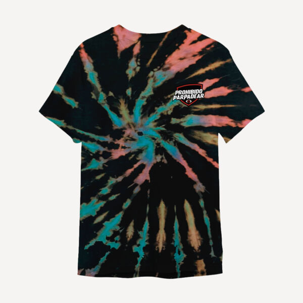 Playera Unisex Tie Dye Prohibido Parpadear Dúo Miniatura