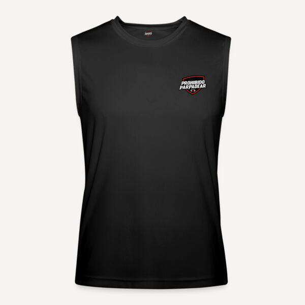 Playera Unisex Sin Mangas Prohibido Parpadear Dúo Miniatura