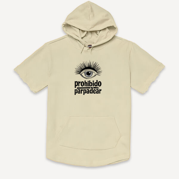 Hoodie Unisex Manga Corta Ojo Thumbnail