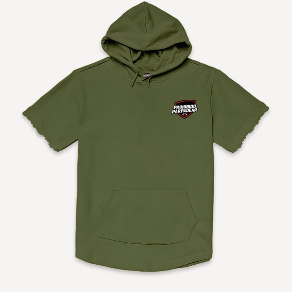 Hoodie Unisex Manga Corta Prohibido Parpadear Dúo Miniatura