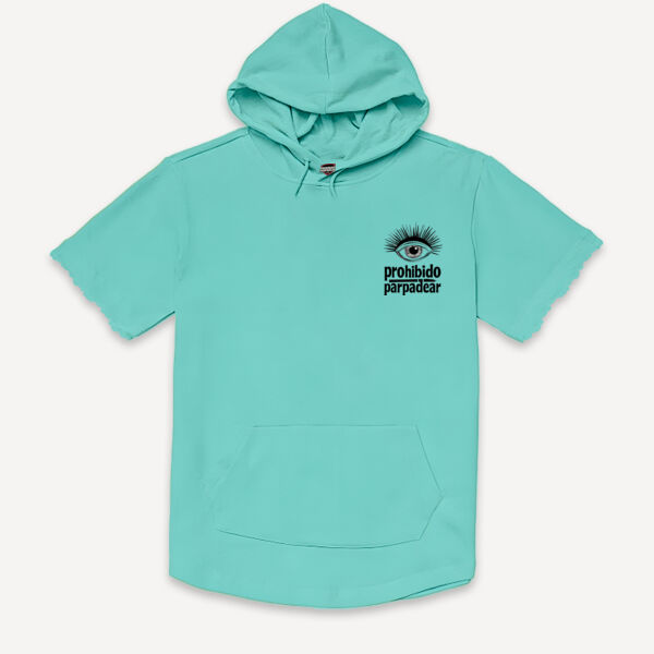 Hoodie Unisex Manga Corta Ojo Dúo Thumbnail